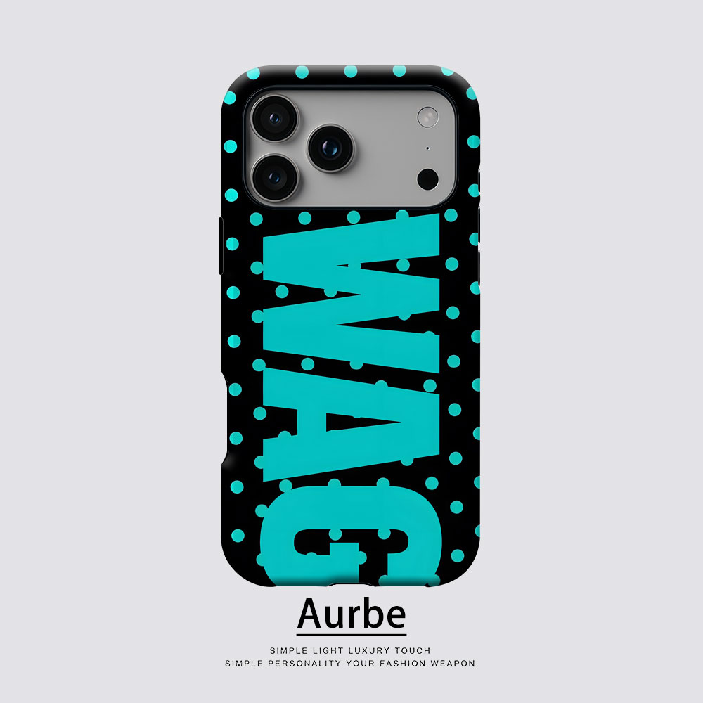 Phone Cases Typo - Магнитный чехол для телефона Neon Dots