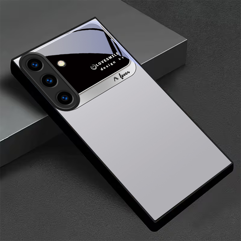 Phone Cases Typo - Монохромный чехол для телефона из черного