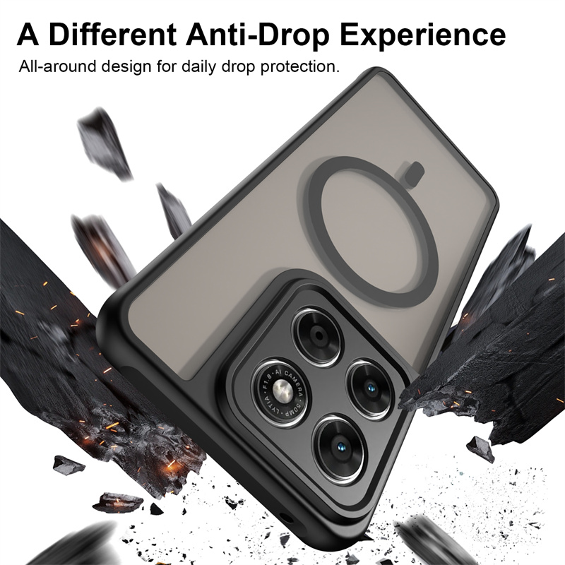 Matte Frosted Case - Матовый магнитный чехол с беспроводной зарядкой