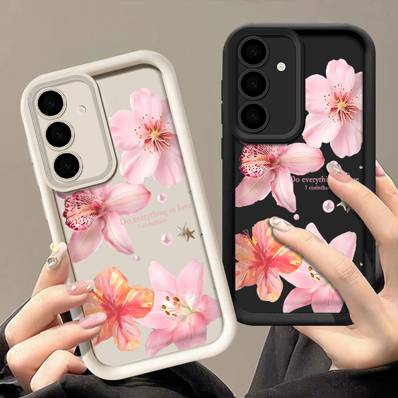 Phone Cases Galaxy A17 - Чехол для телефона с розовыми цветами