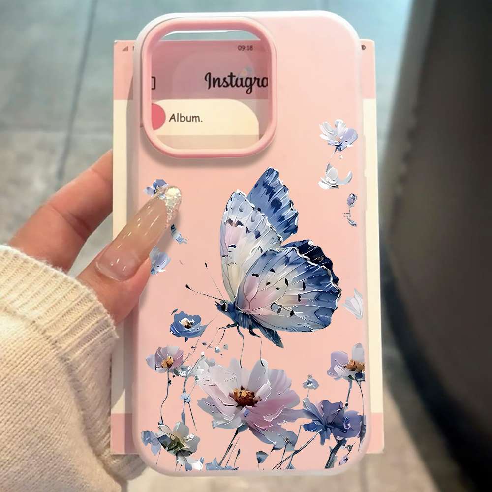 Phone Cases Blue - Чехол для телефона с акварельным сине-фиолетовым