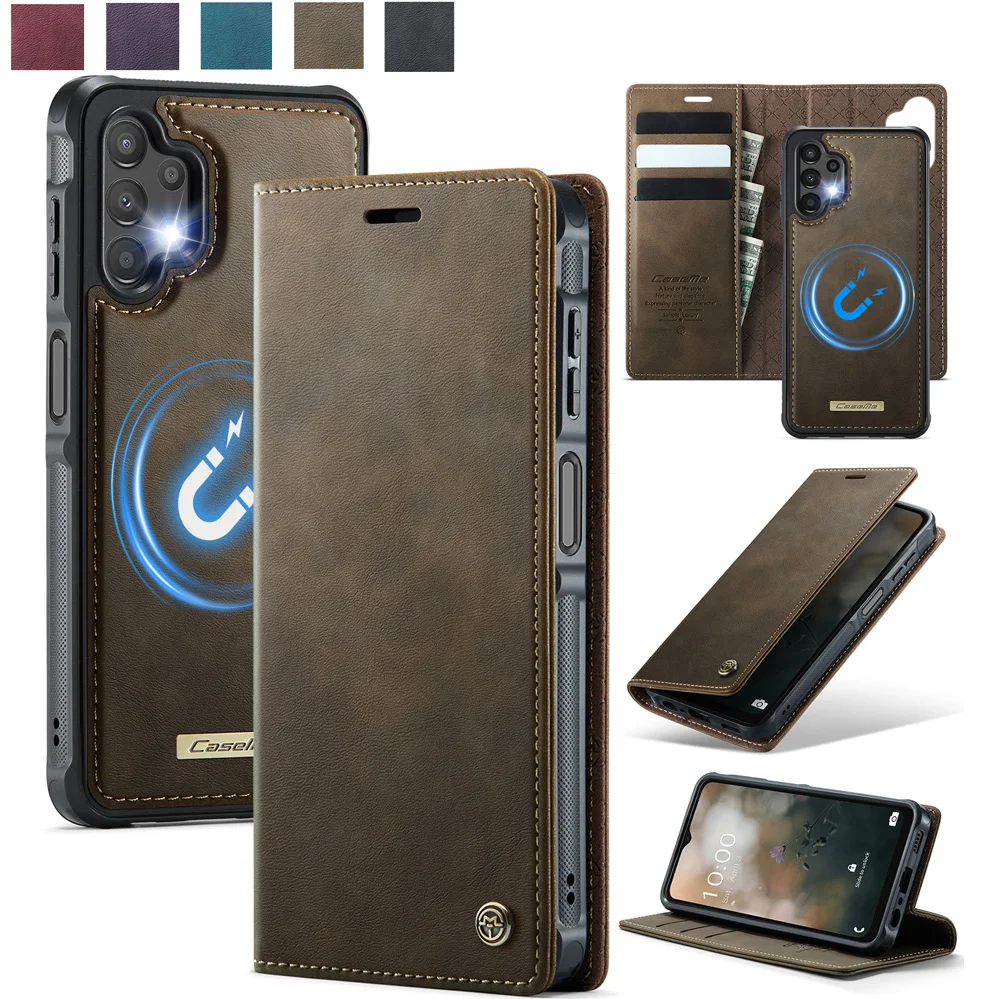 Leather Folio Wallet Case - Чехол-кошелек Caseme-C49 Folio с магнитной застежкой,