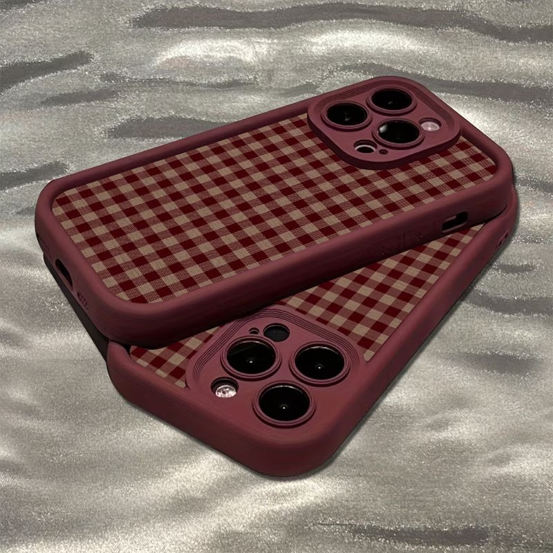 Phone Cases Vintage - Винно-красный винтажный чехол из ТПУ в