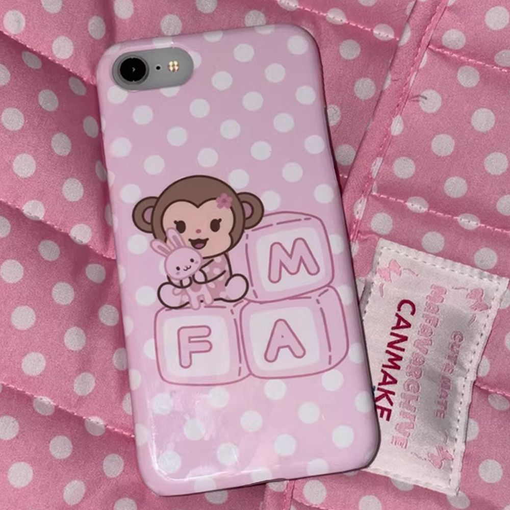 Phone Cases Pink - Чехол для телефона с корейским мультяшным