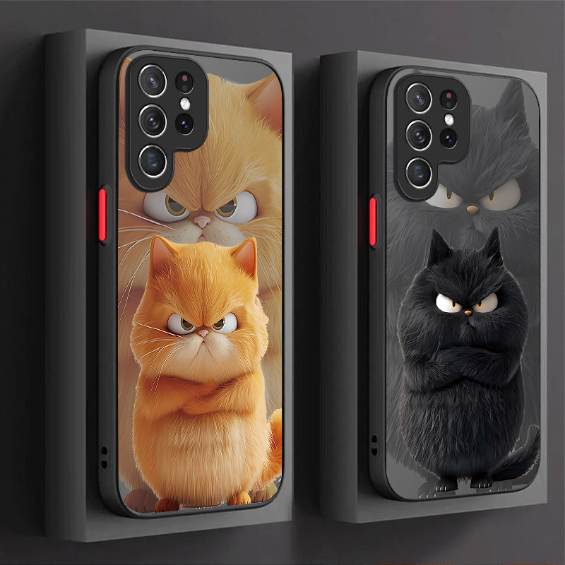 Phone Cases For Samsung S21 5G - Чехол в стиле «Злые коты-парочки» для