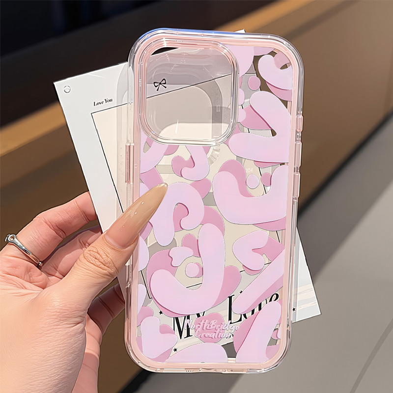 Phone Cases Pink - Прозрачный чехол для телефона для iPhone