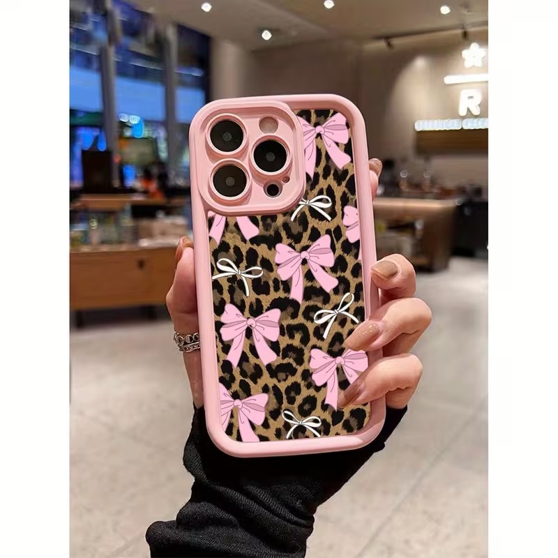 Phone Cases Unique - Противоударный чехол-бампер с леопардовым принтом и