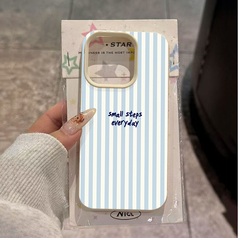 Phone Cases Blue - Синий чехол с английскими синими и