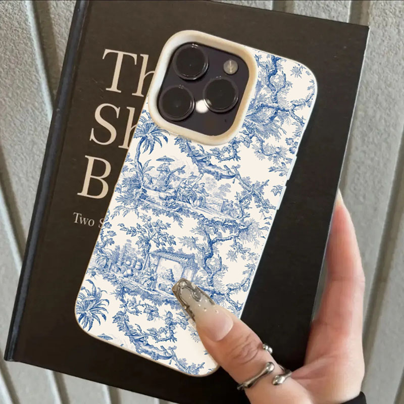 Модный сине-белый фарфоровый ч – обзор и цена Phone Cases Blue