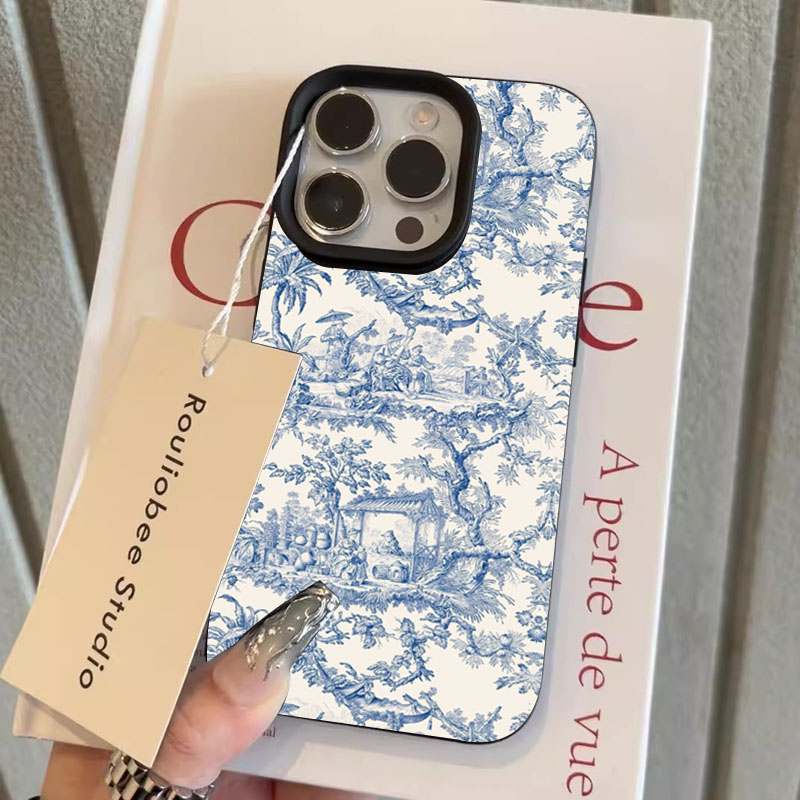 Модный сине-белый фарфоровый ч – обзор и цена Phone Cases Blue