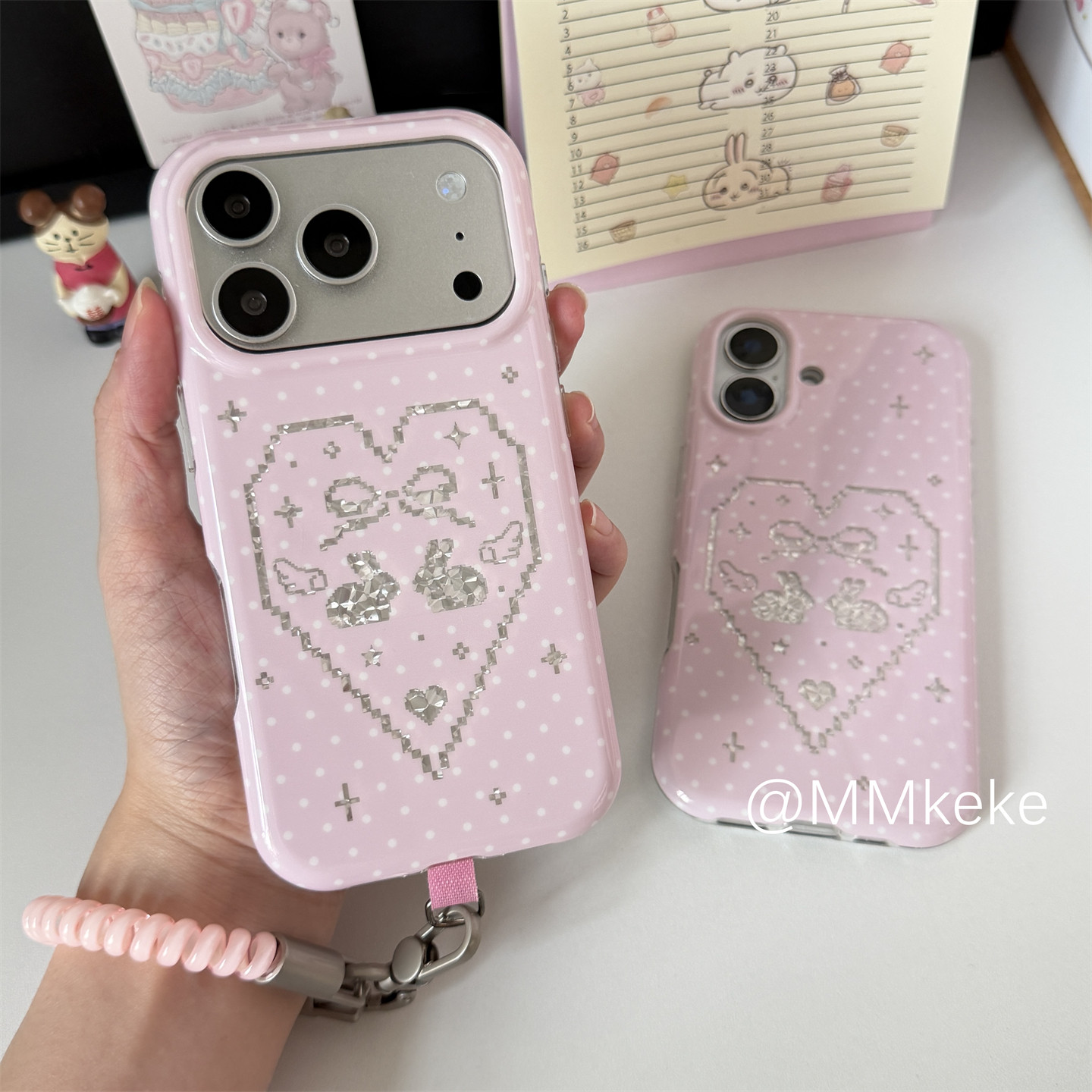 Корейский розовый милый чехол  – обзор и цена Phone Cases Korean