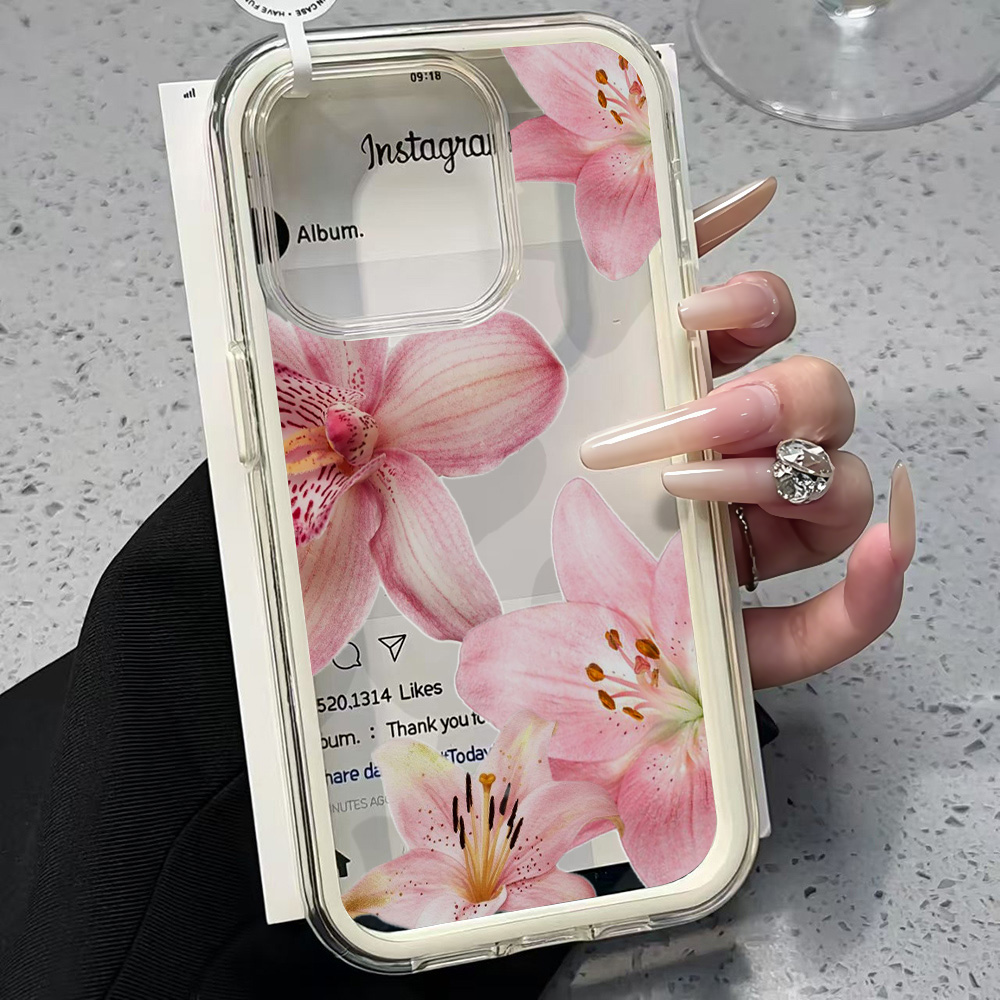 Прозрачный силиконовый чехол с – обзор и цена Phone Cases Pink