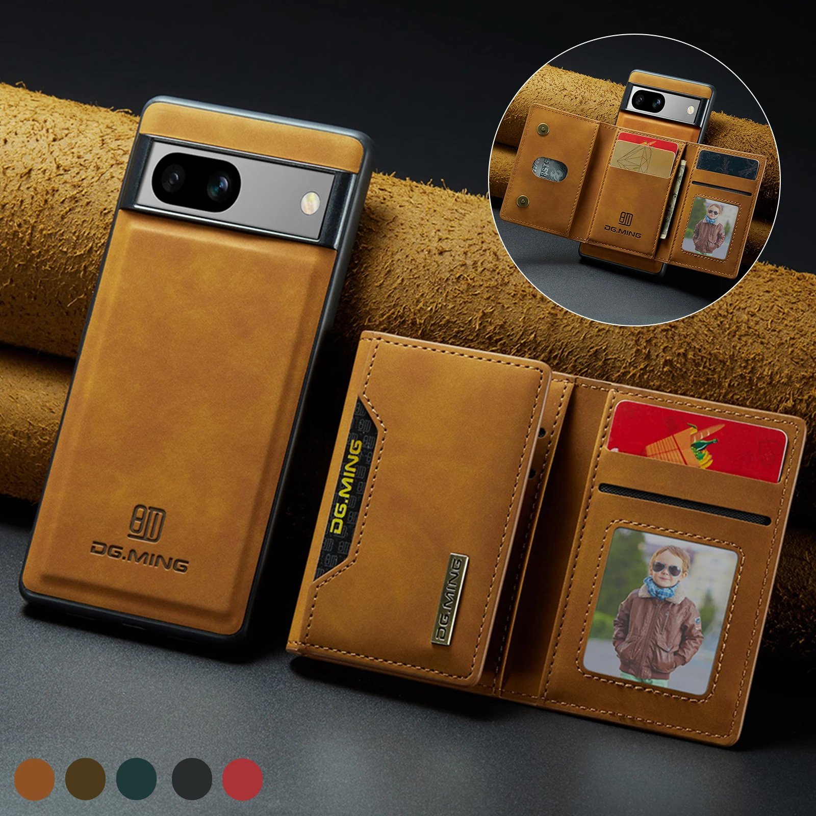 Магнитный кожаный чехол-бумажн – обзор и цена Leather Folio Wallet Case