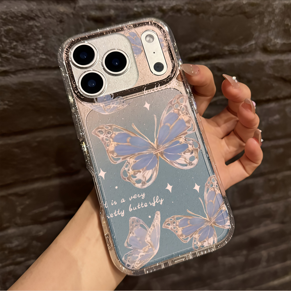 Роскошный синий чехол с бабочк – обзор и цена Phone Cases Blue