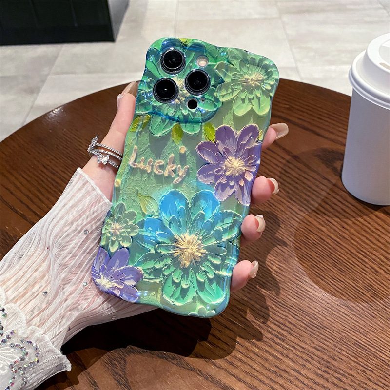 Ретро синий свет, картина масл – обзор и цена Phone Cases Blue