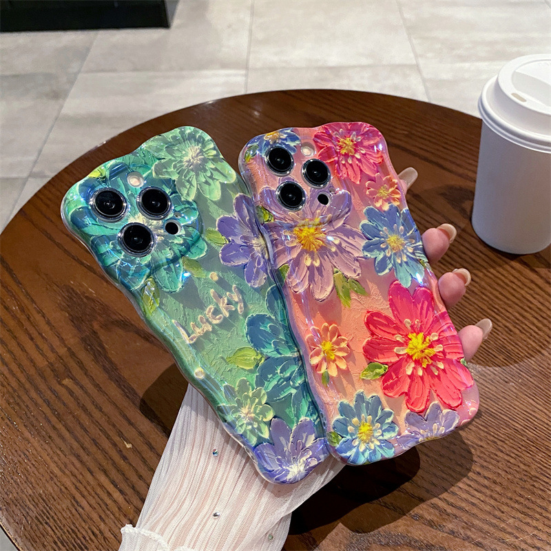 Ретро синий свет, картина масл – обзор и цена Phone Cases Blue