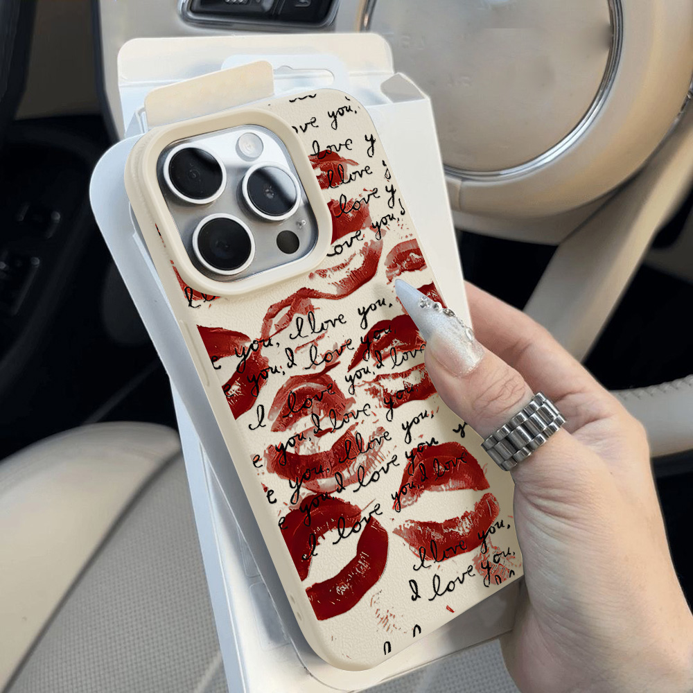 Ярко-красный кожаный чехол для – обзор и цена Phone Cases Unique