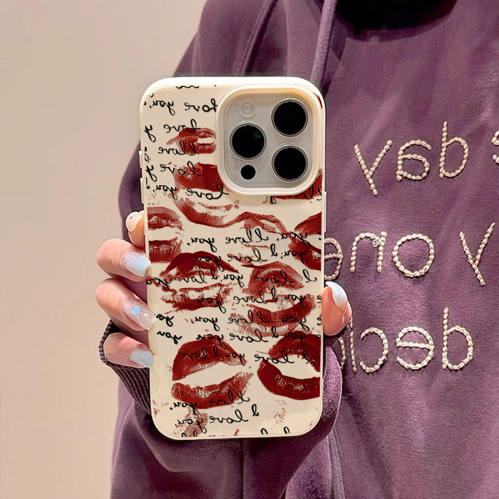 Ярко-красный кожаный чехол для – обзор и цена Phone Cases Unique